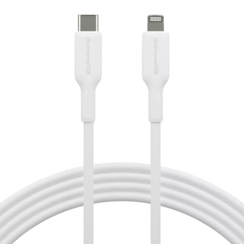 Cavo USB-C a Lightning 2 m, dbramante re-charge (USB 2.0, bianco)