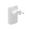 dbramante dbramante1928 Pro EU/US caricabatterie slim — USB-C 20 W + USB-A 18 W, Bianco, AC per interni