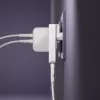 dbramante dbramante1928 Pro EU/US caricabatterie slim — USB-C 20 W + USB-A 18 W, Bianco, AC per interni