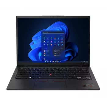 T1A Lenovo ThinkPad X1 Carbon Gen 10 ricondizionato Intel® Core™ i7 i7-1265U Laptop 35,6 cm (14 pollici) 16 GB LPDDR5-SDRAM 1 TB SSD Windows 11 Pro Tedesco Nero