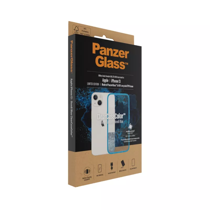 Custodia ClearCaseColor PanzerGlass Apple iPhone 13 Bondie Blue
