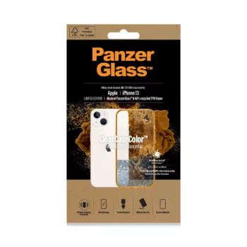 PanzerGlass ® ClearCaseColor™ iPhone 13 - Tangerine. Tipo di custodia: custodia, Compatibilità marca: Apple, Compatibilità: Apple - iPhone 13, Colore prodotto: arancione