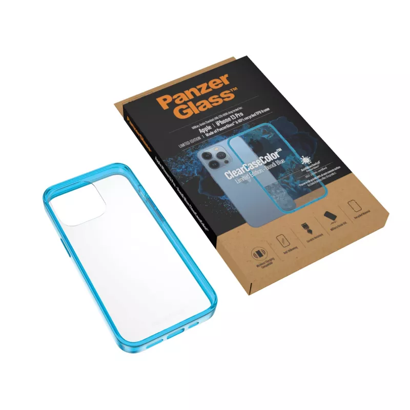 Custodia PanzerGlass ClearCaseColor iPhone 13 Pro Bondie Blue