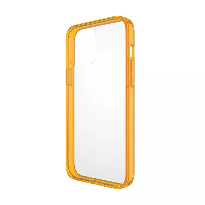 Custodia protettiva ClearCaseColor PanzerGlass per iPhone 13 Pro Max 6,7 pollici – PET e vetro temperato, arancione