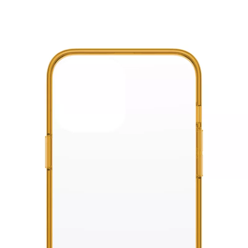 Custodia protettiva ClearCaseColor PanzerGlass per iPhone 13 Pro Max 6,7 pollici – PET e vetro temperato, arancione