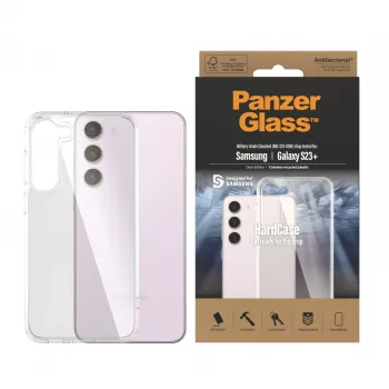 PanzerGlass ® HardCase trasparente Samsung Galaxy S23+, custodia, Samsung, Samsung - Galaxy S23+, trasparente