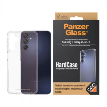 PanzerGlass® HardCase trasparente con D3O® Samsung Galaxy A15 | A15 5G