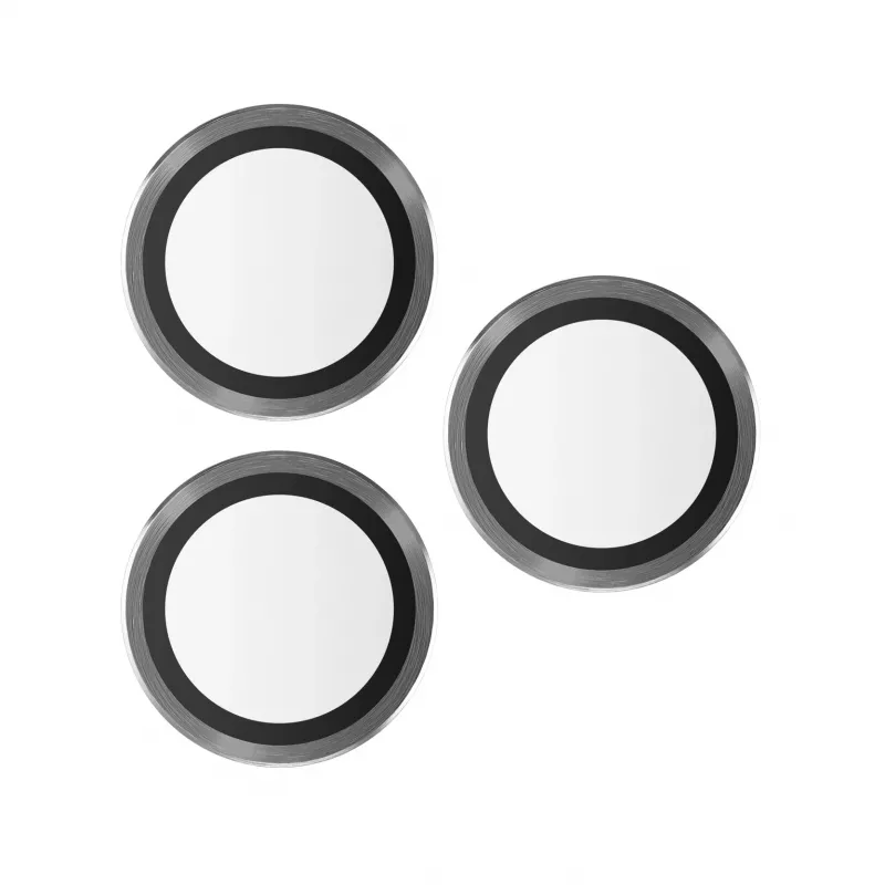 PanzerGlass Hoops protezione lenti fotocamera per iPhone 13 Pro 13 Pro Max nero antigraffio