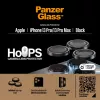 PanzerGlass Hoops protezione lenti fotocamera per iPhone 13 Pro 13 Pro Max nero antigraffio