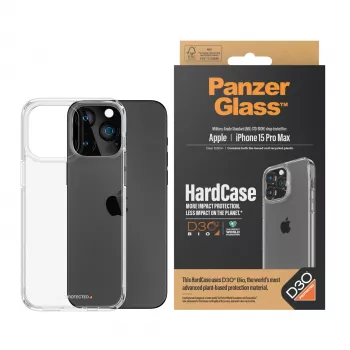 PanzerGlass® HardCase trasparente con D3O® iPhone 15 Pro Max
