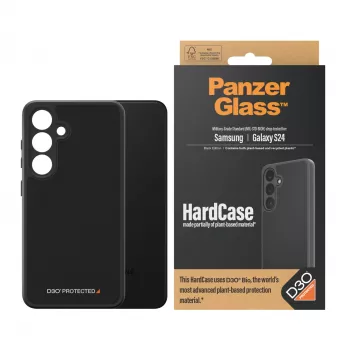 PanzerGlass ® HardCase nero con D3O® Samsung Galaxy S24, custodia, Samsung, Samsung - Galaxy S24, nero