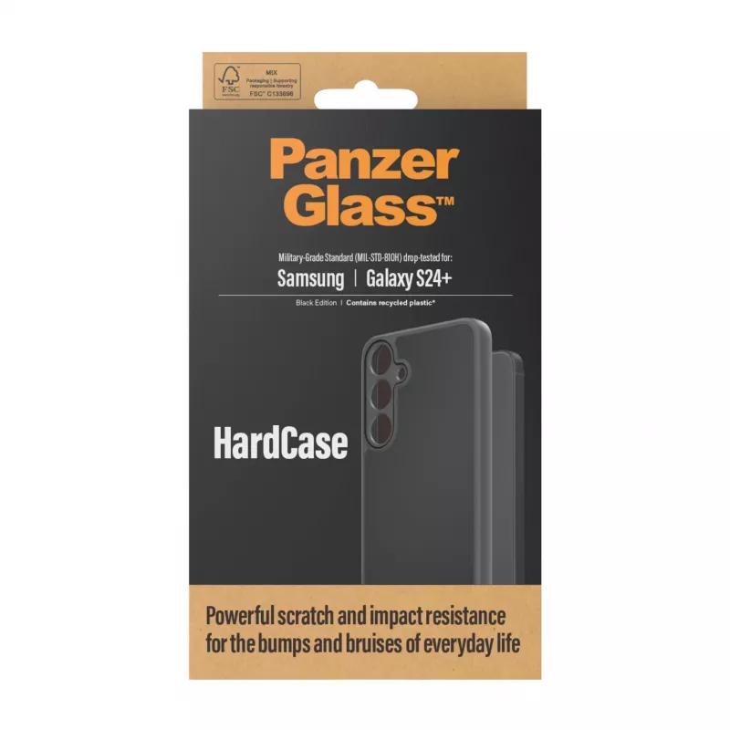 PanzerGlass ® HardCase nero Samsung Galaxy S24+, custodia, Samsung, Samsung - Galaxy S24 Plus, nero