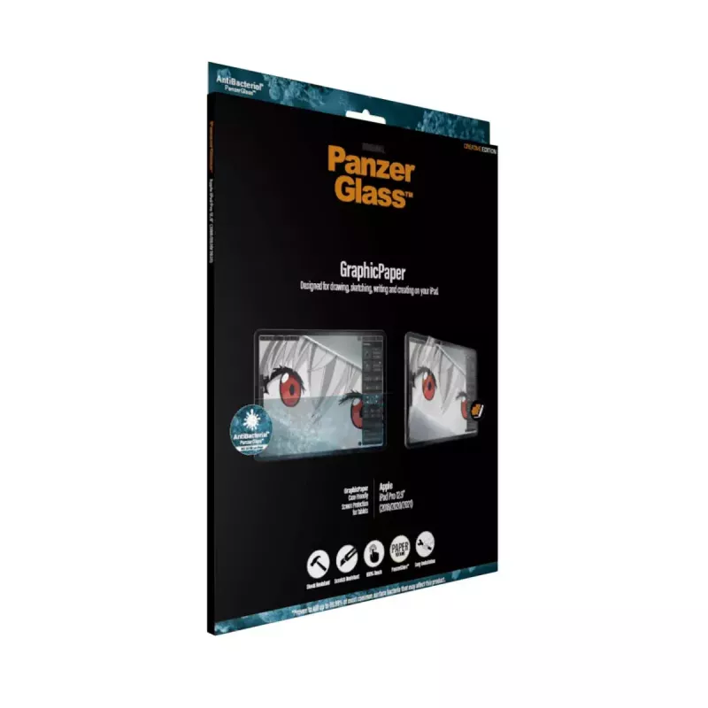 PanzerGlass ® GraphicPaper® pellicola protettiva display iPad Pro 12,9'' (2018–2022) | Vestibilità ultra-wide