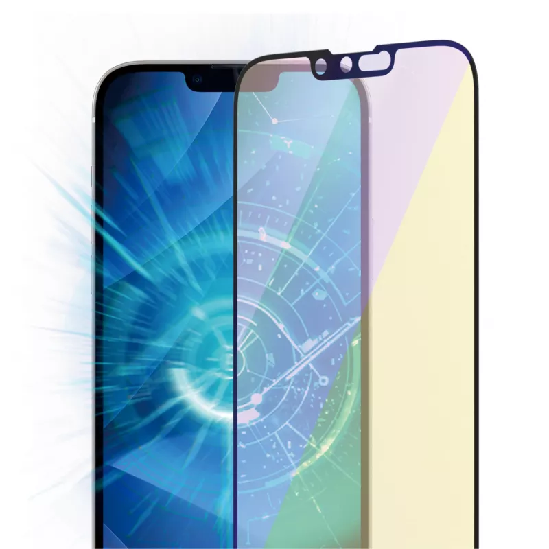 PanzerGlass ® protezione display anti luce blu iPhone 14 Plus | 13 Pro Max | Ultra-Wide Fit con EasyAligner