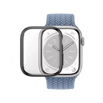 PanzerGlass Pellicola protettiva Full Body per Apple Watch Series 9/8/7 41 mm, nero (3663)