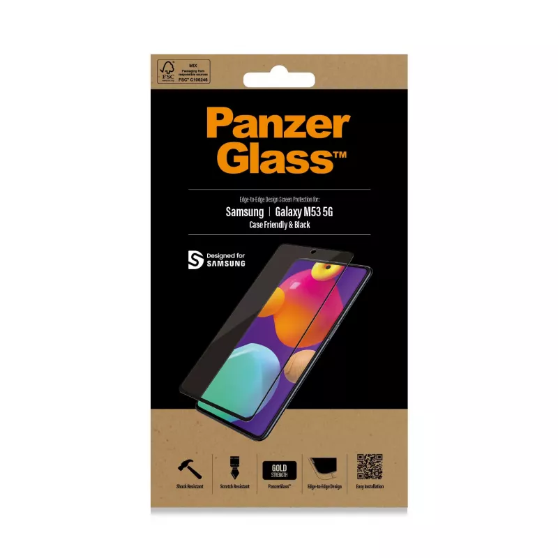 Protezione display PanzerGlass® Samsung Galaxy M53 5G | M54 5G | Ultra-Wide Fit