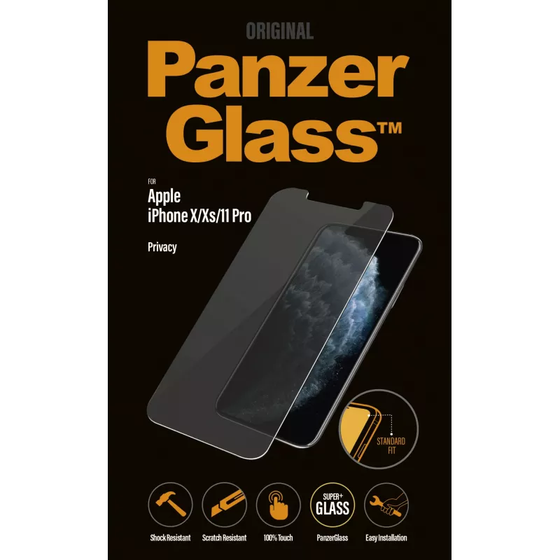 Pellicola protettiva per display privacy PanzerGlass ® iPhone 11 Pro | Xs | X | Standard Fit