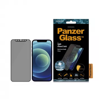 Pellicola protettiva per display privacy PanzerGlass ® iPhone 12 Mini | Edge-to-Edge