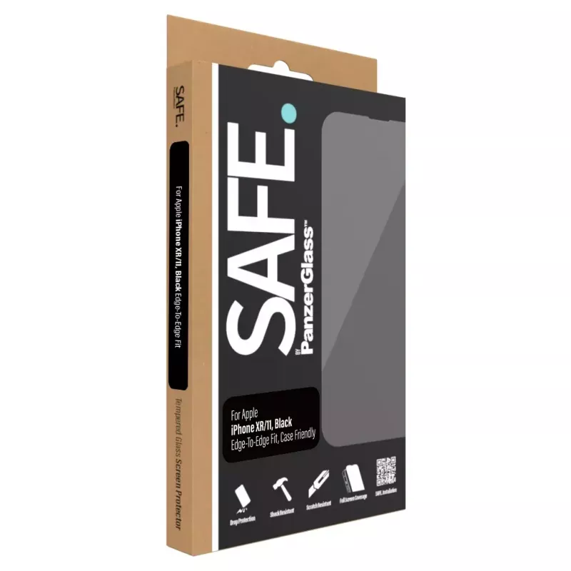Pellicola protettiva per display SAFE. by PanzerGlass ® Apple iPhone 11 XR Edge-to-Edge antigraffio e antiurto
