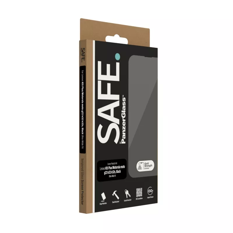 Pellicola protettiva per display SAFE. by PanzerGlass ® Lenovo K15 Plus | Motorola moto g22 | e32 | e32s
