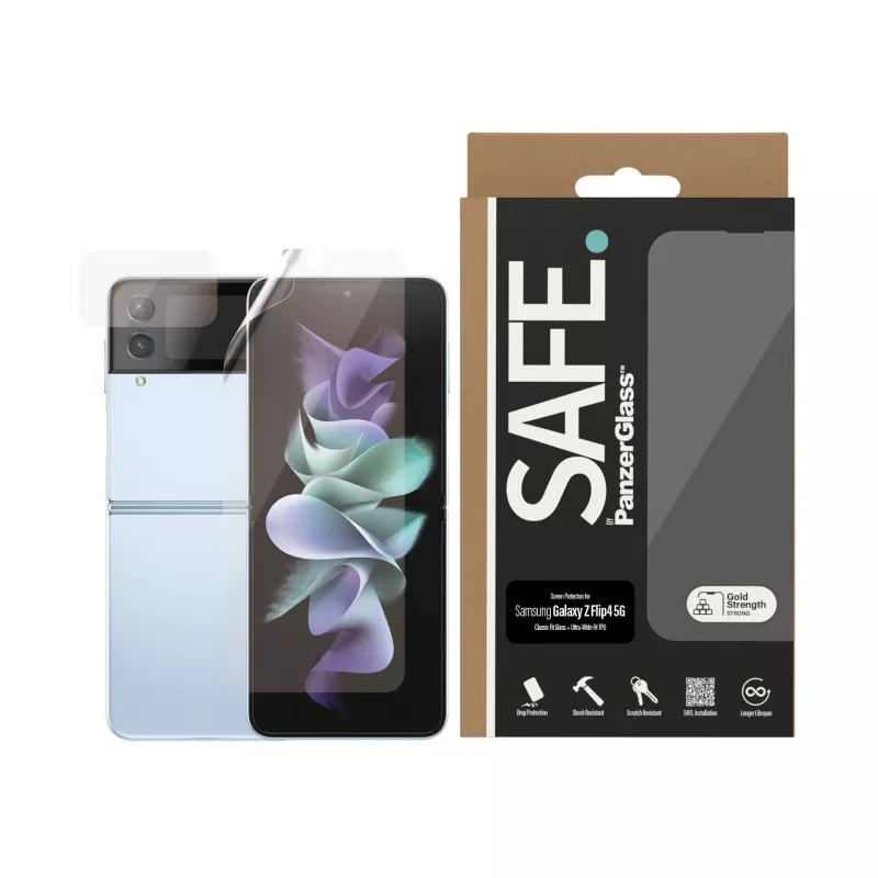 Protezione display SAFE. by PanzerGlass ® Samsung Galaxy Z Flip4 5G