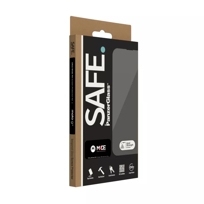 Pellicola protettiva per display SAFE. by PanzerGlass ® Motorola moto g32 | Ultra-Wide Fit