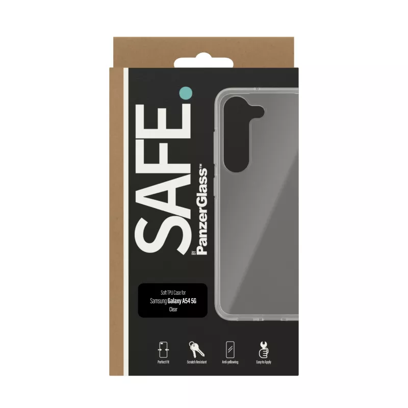 Custodia TPU SAFE. by PanzerGlass ® Samsung Galaxy S23 | trasparente