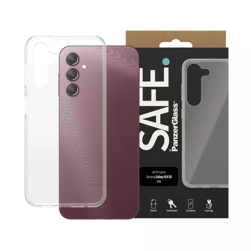 Custodia TPU SAFE. by PanzerGlass ® Samsung Galaxy A14 | A14 5G | trasparente