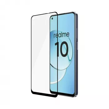 Vetro temperato PanzerGlass SAFE per Realme 10 — Ultra-Wide Fit, nero