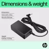 Alimentatore CA Smart HP 65W, laptop, per interni, 65 W, compatibile con HP ProBook 440 G6 Notebook PC; HP ProBook 450 G6 Notebook PC; HP ProBook x360 11..., business, nero