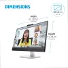Monitor per conferenze HP E27m G4 QHD USB-C monitor per computer 68,6 cm (27