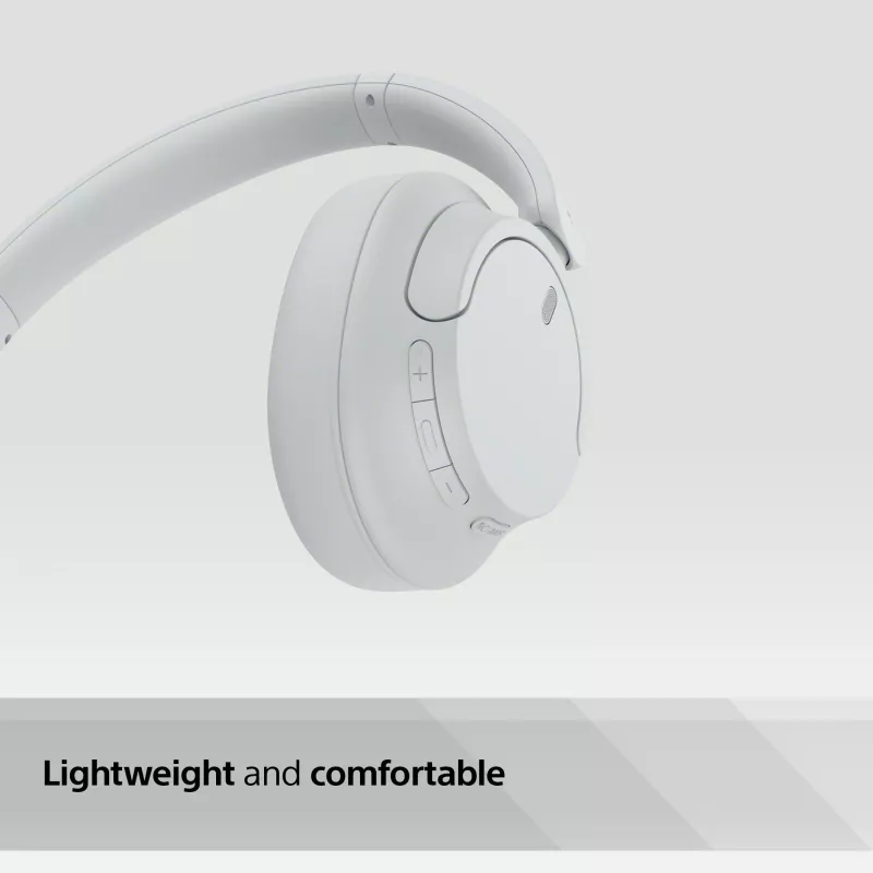 Sony WH-CH720 headset con filo e senza fili archetto chiamate/musica USB Type-C Bluetooth bianco