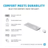 HP 230 combo mouse e tastiera wireless, formato completo (100%), wireless, RF Wireless, a membrana, bianco, mouse incluso