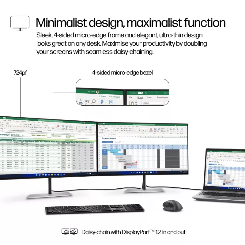 Monitor HP Series 7 Pro 60,5 cm (23,8 pollici) display FHD 1920 x 1080