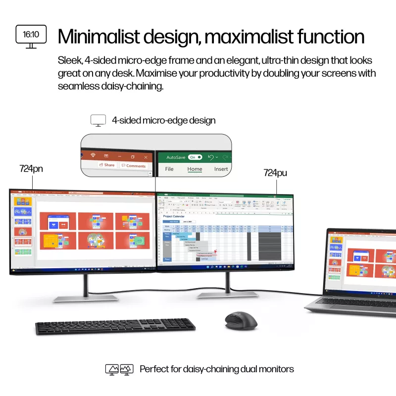 Monitor HP Series 7 Pro 24 pollici WUXGA – 724pn senza PVC