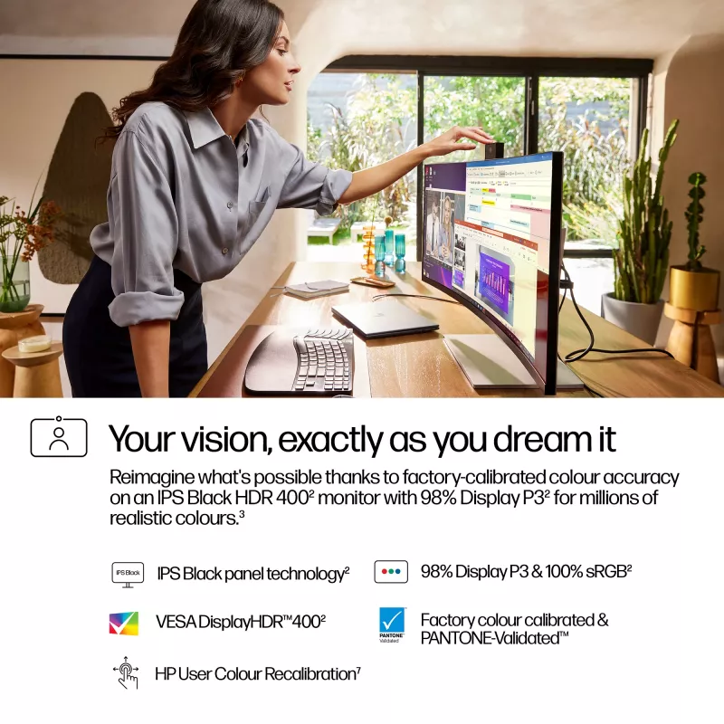 Monitor per conferenze HP Series 7 Pro 34