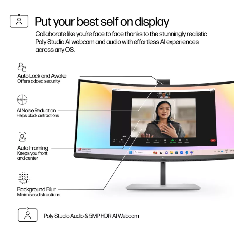 Monitor per conferenze HP Series 7 Pro 34