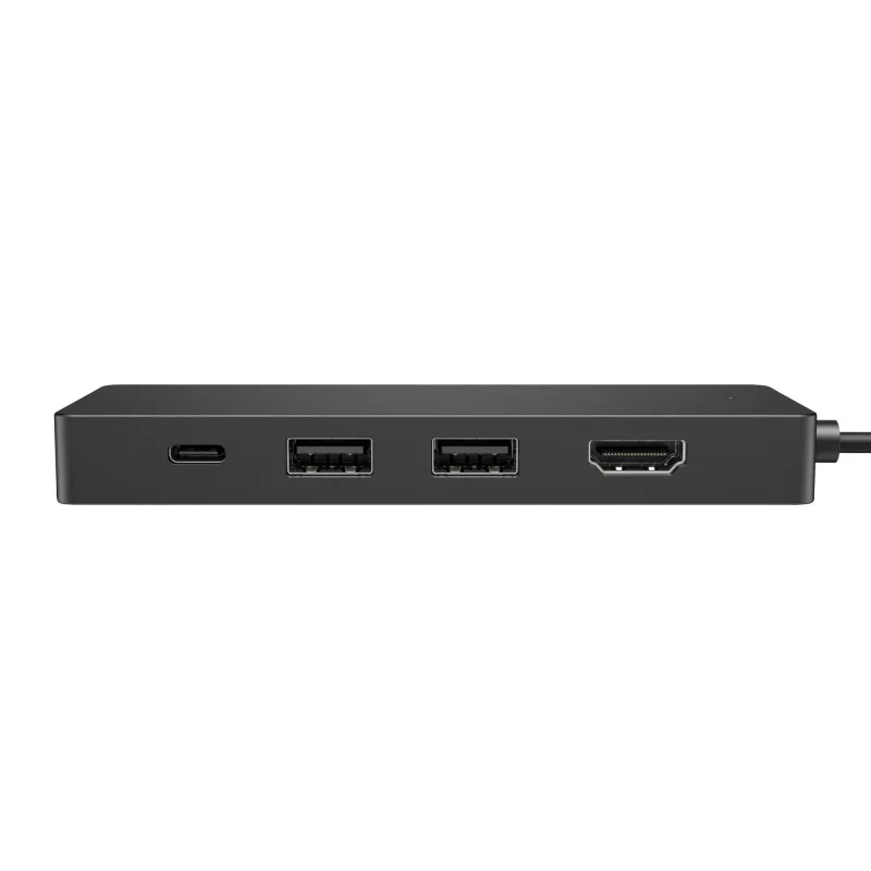 USB-C Travel Hub G3 — HP, host USB 3.2 Gen 2 Type-C, HDMI, USB-A, PD fino a 65 W, 116×41,9×14,5 mm