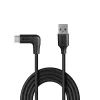 Cavo Lindy 1,5 m USB 3.2 Type-A a C, angolare 90°, 10 Gbit/s