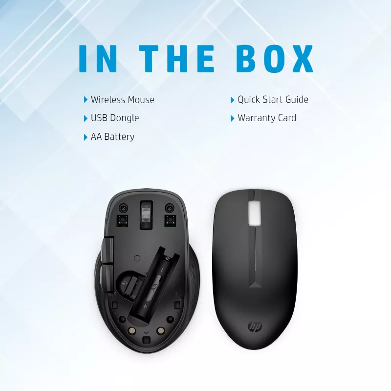 Mouse HP 435 multi-device wireless RF wireless + Bluetooth