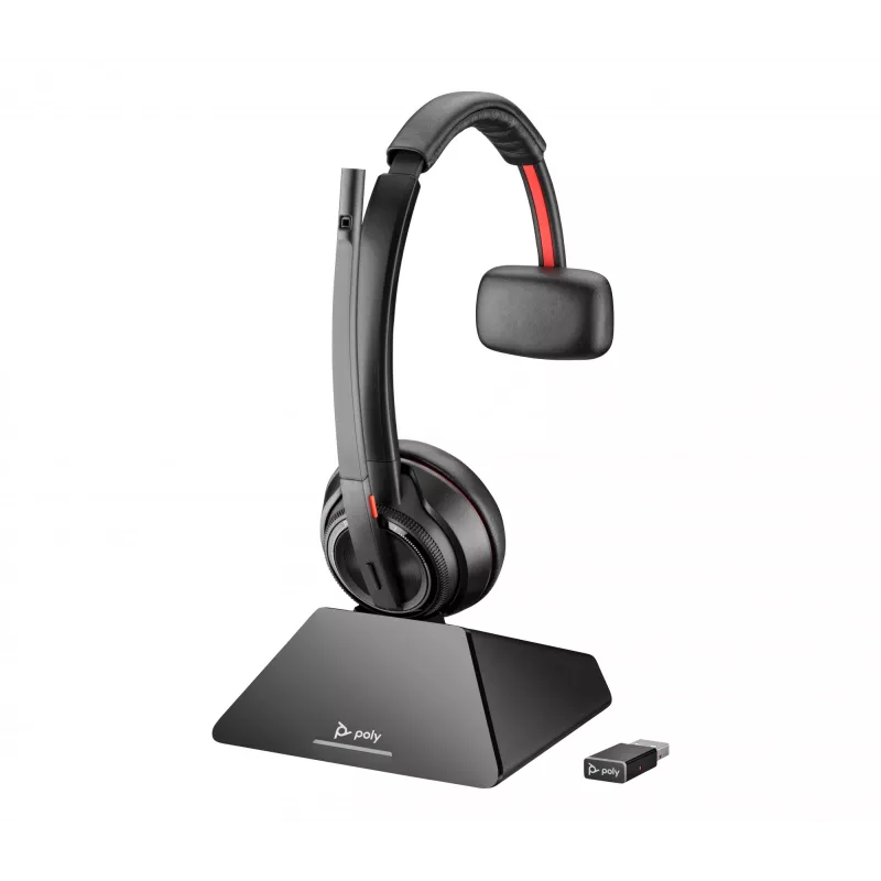 HP Poly Savi 8210 monaurale DECT 1880-1900 MHz Top + base di ricarica