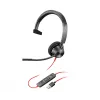 HP Poly Blackwire 3310 certificato Microsoft Teams cuffie + adattatore USB-C/A TAA