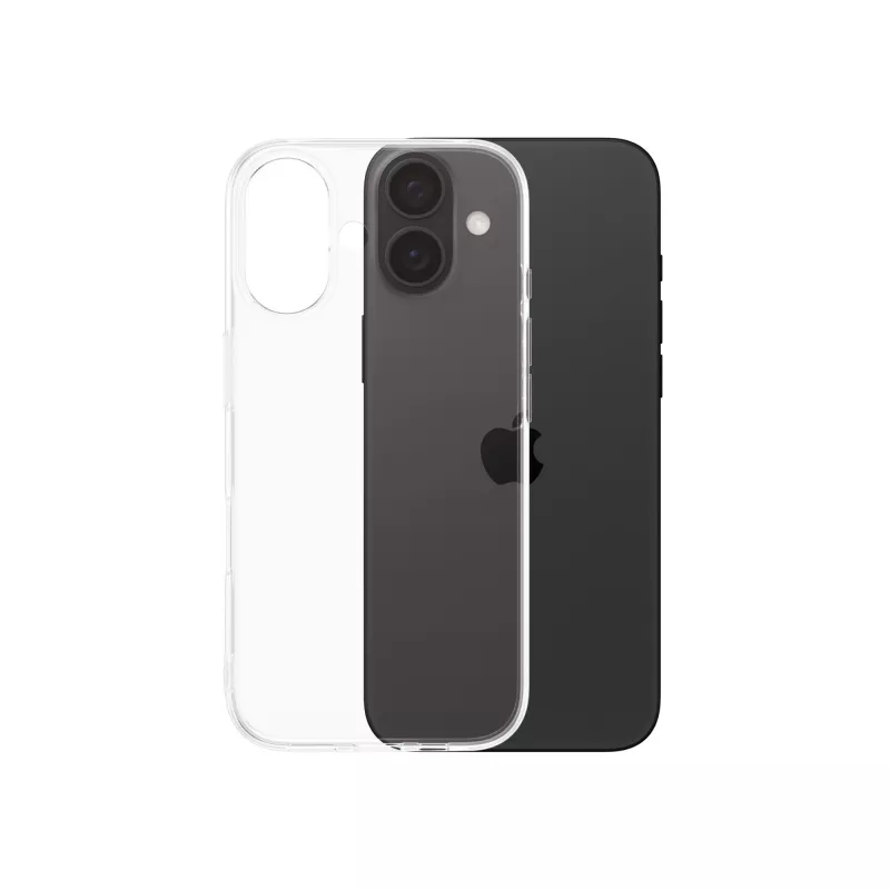 PanzerGlass SAFE. by ® custodia TPU trasparente iPhone 16 | BULK