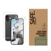 Bundle pellicola protettiva trasparente PanzerGlass SAFE. by ® per iPhone 16 — vetro temperato + PET + silicone, trasparente, 50 pezzi