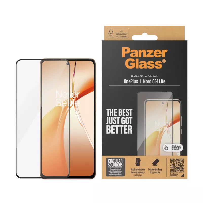 PanzerGlass ® protezione display OnePlus Nord CE4 Lite | Ultra-Wide Fit