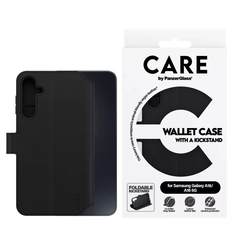 PanzerGlass CARE™ by ® Wallet Case con supporto Samsung Galaxy A16 4G | A16 5G