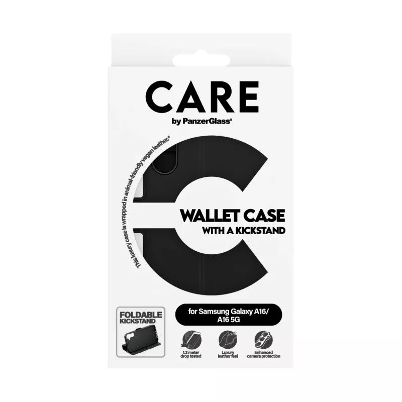 PanzerGlass CARE™ by ® Wallet Case con supporto Samsung Galaxy A16 4G | A16 5G