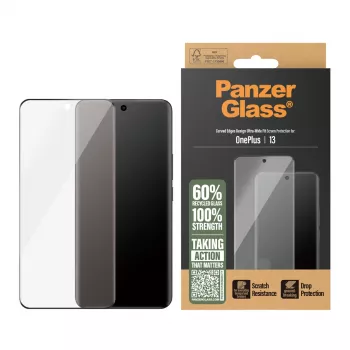 PanzerGlass pellicola protettiva display OnePlus 13 Ultra-Wide Fit antigraffio antiurto