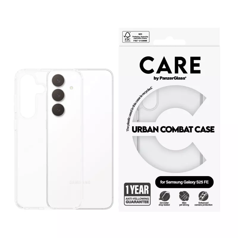 PanzerGlass CARE™ by ® custodia Urban Combat Samsung Galaxy S25 FE 5G