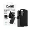 PanzerGlass CARE custodia portafoglio 2-in-1 con Qi per Samsung Galaxy S26, custodia trasparente